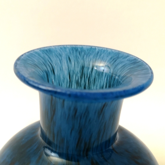 Vintage Squat Vase by Well-known Glass Artist Bertil Vallien, Kosta Boda, Signed - Picture 3 of 6